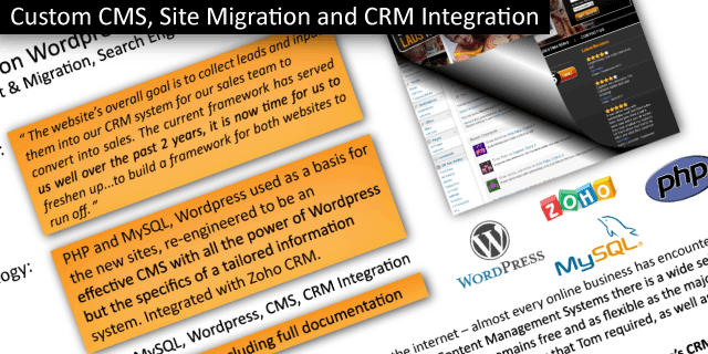 Zoho integrated bespoke business tool